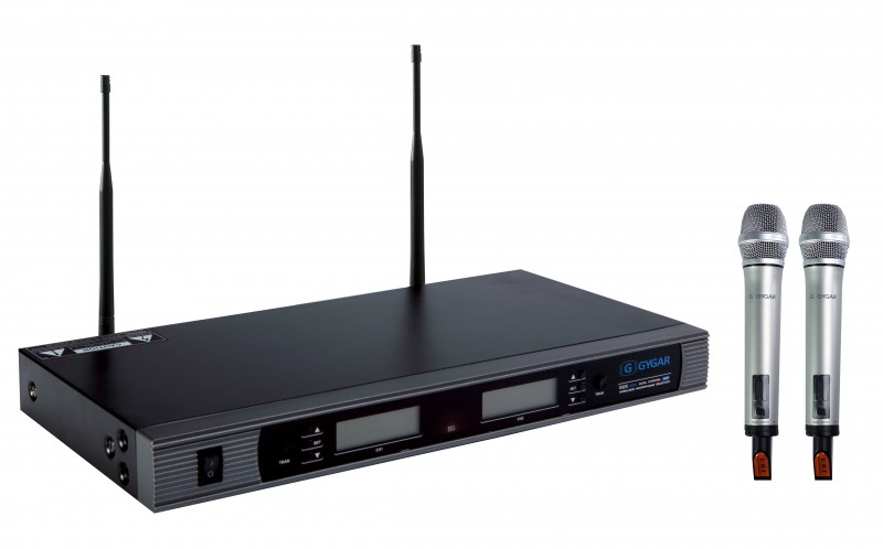 ชุดไมค์ลอยไร้สายยี่ห้อ GYGAR รุ่น GUK-810 ชุดไมค์ประชุม ชุดห้องประชุม THE BESTWAY