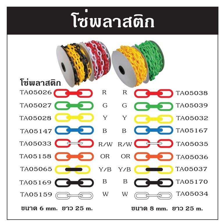 โซ่พลาสติก โซ่พลาสติก