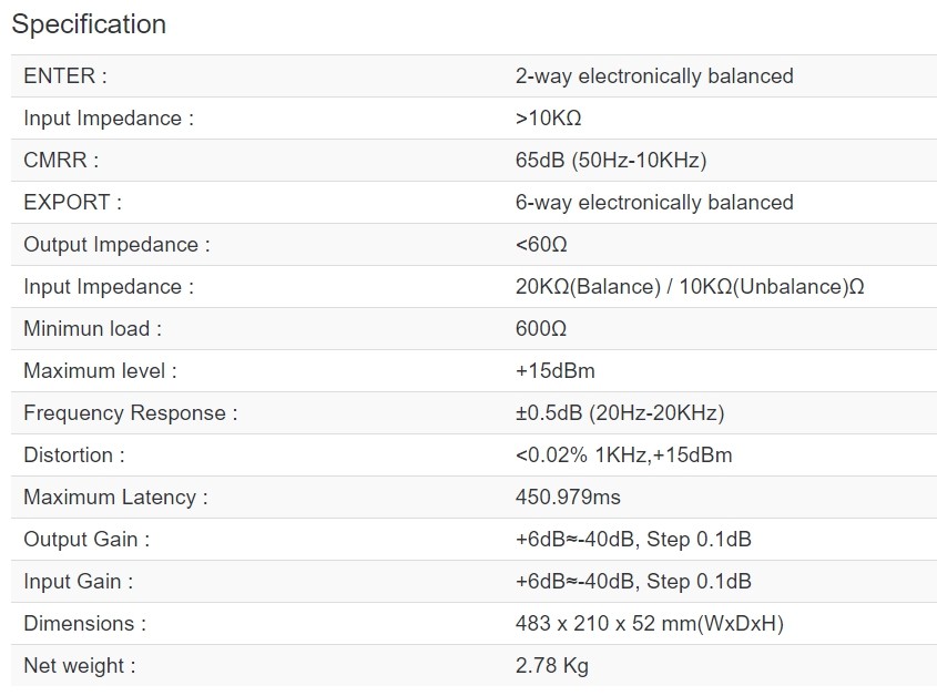 อุปกรณ์ป้องกันเสียงสะท้อน JINGLE 26MAX（Audio Processor）